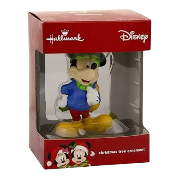 Vintage Hallmark DISNEY Mickey Mouse w/Ice Skates Christmas Ornament New in Box! - Picture 2 of 5